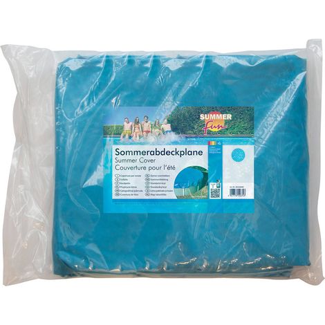 Abdeckplane für 300cm Rund Pools und Schwimmbecken - 120 g/m² Winterschutz und Ganzjahresabdeckung (1/2)