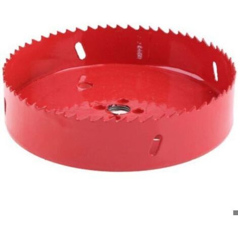 Scie Cloche 125mm, Couronne Forage Liège Plastique Plâtre, Pour Bois Métal Matériaux Secs (1/4)