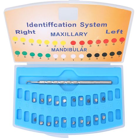 Support d'orthodontie métallique professionnel, outil de soin buccal autoligaturant portable pour dentiste (1/5)