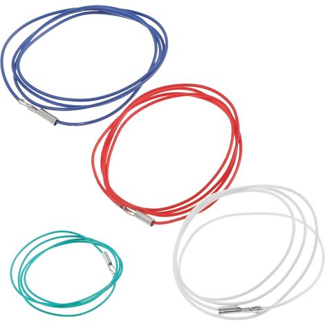 Câbles Phono Stéréo 4 Pièces Fils Conducteurs en Cuivre, Accessoires Audio pour Phonographes et Tourne-disques, Câbles de Remplacement Colorés Adaptés aux Appareils Audio (1/5)