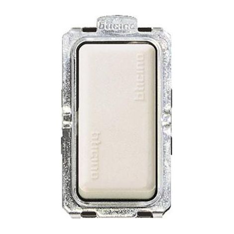 Commutateur 1P 16AX 250V ac - blanc Bticino Magic 5003 (1/2)