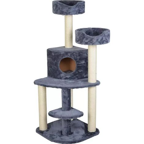 Katzenkratzbaum PROMINENT NALA S grau 128 cm (1/5)
