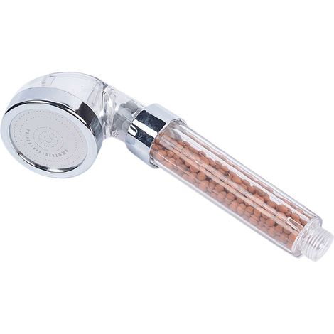 Pommeau de douche/baignoire réglable à main avec billes activées par ions négatifs, style spa (1/5)