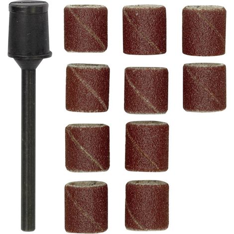 Proxxon Micromot 28980 Kit di abrasivi per levigatrici a nastro Diametro 10 mm Ø gambo 3 mm 1 KIT