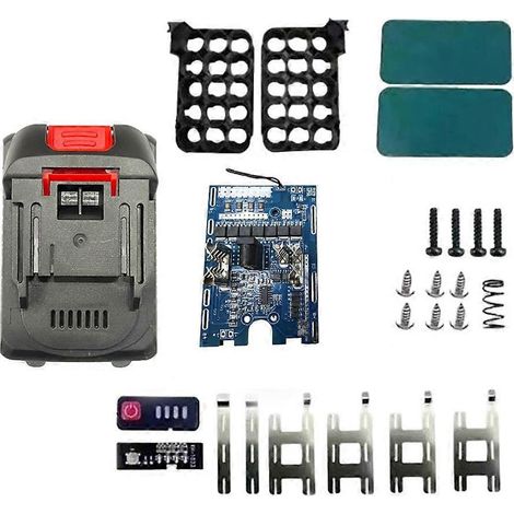 Boîtier de rangement pour batterie Makita 18650 à 15 noyaux, carte de protection haute puissance 21 V 7MOS 4 alliages (1/5)