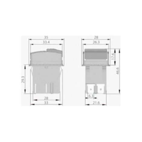 NALOOKAMIC  KODU HY52 interrupteur à bouton poussoir pour appareil mécanique pour équipement-1pc