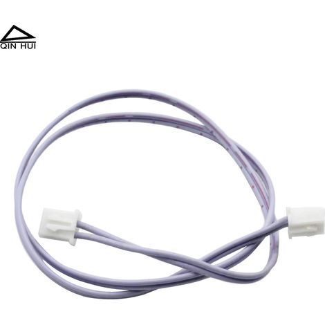 Câble plat rouge et blanc XH2.54 2P, polarité inversée, câble de signal audio 40 cm, câble de connexion électronique 400 mm, fil de connexion