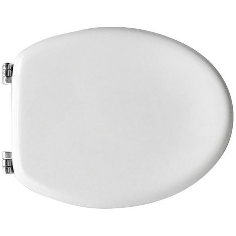 DianHydro sie'ge de toilette pour enfant avec drain de sol Remplacement en bois blanc pour sie'ge de toilette