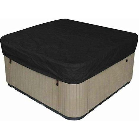 Protection pour spa, couverture rectangulaire pour baignoire balnéo, protection pour baignoire de terrasse, imperméable, compatible avec les spas et les piscines. (1/5)