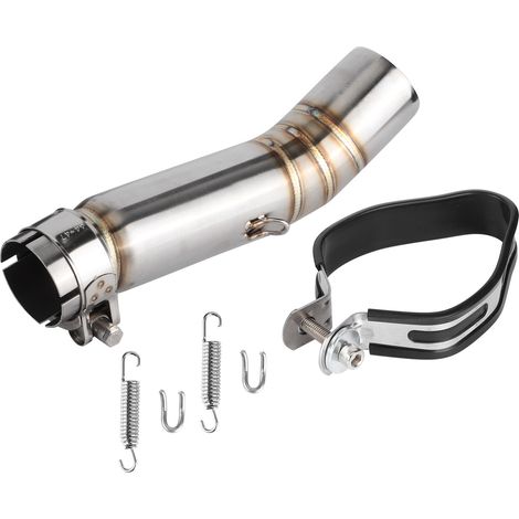 Modification moto 13-15 Honda CBR500R : partie centrale d'échappement + kit de partie arrière Akrapovic en fibre de carbone (avec autocollants) (1/5)