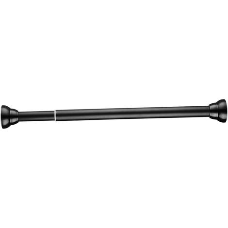 Tringle à vêtements réglable sans perçage - Tringle à vêtements extensible pour armoire, rideau de douche - En acier inoxydable - Tringle télescopique pour douche, balcon, salle de bain, 35 à (1/5)