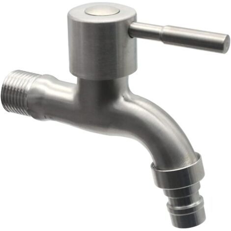 royaluxe-Robinet de lavabo de salle de bain mural en acier inoxydable Robinets de jardin pour machine à laver