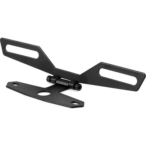 Support Pliable pour Plaque d'Immatriculation Moto, Fixation Feux Arrière ATV/Quad, Structure Métallique Anti-Vibration, Accessoires Universels pour Motocyclette (1/5)