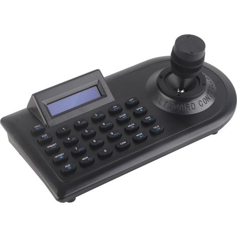Contrôleur de caméra PTZ 3D à haute compatibilité avec écran LCD et joystick pour la surveillance de sécurité publique - Prise UE 100-240 V (1/5)