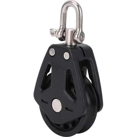 Poulie marine en acier inoxydable et nylon, guide-corde, accessoires de bateau, capacité de charge élevée (1/5)