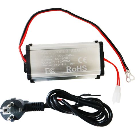 Adaptateur secteur 220 V vers 12 V pour chauffage d'air diesel, transformateur convertisseur de puissance CA/CC pour chauffage de stationnement diesel 5 kW/8 kW (prise UE) (1/5)