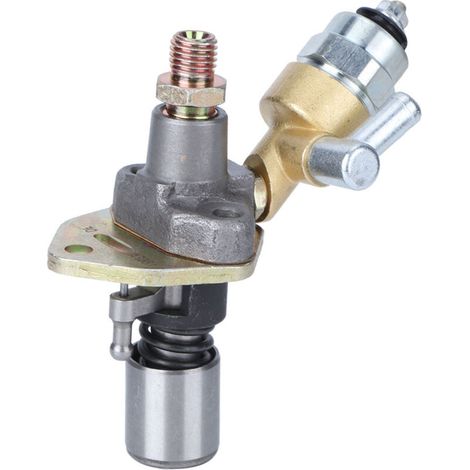 Pompe à injection Diesel pour mini-motteuse avec électrovanne en aluminium (Type A, 11.5x11cm) (1/4)