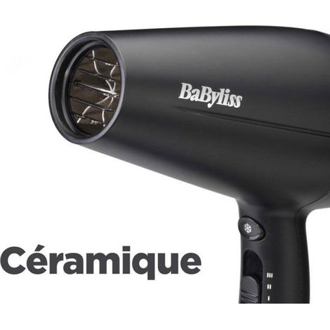 Sèche-Cheveux - 2100 W - 3 Températures 2 Vitesses - Concentrateur Et Diffuseur Inclus - Technologie Céramique - Cordon Rotatif 1,95 M (1/5)
