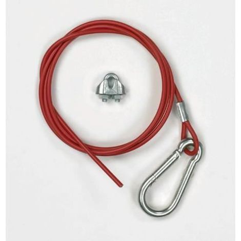 BAGUE AUTOMOBILE - RCT761 - REMORQUE - Câble Breakaway - Poinçons de 110mm à 200mm - Rouge