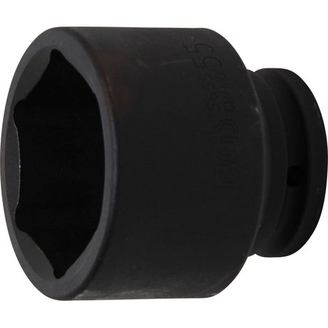 BGS Inserto  chiave a  bussola esagonale  Attacco quadro  interno 20  mm (3/4")  SW 55  mm -  5655 (1/4)