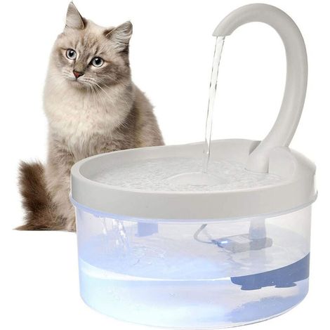 Katzenbrunnen Katzenbrunnen für Katzen mit Wasserstartfenster Katzenfilter-Trinkbrunnen-- (1/5)