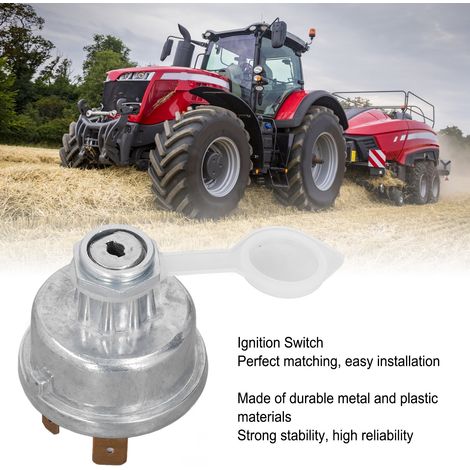 Interruptor de encendido 1874120T94 para tractor Massey Ferguson - 2 llaves incluidas