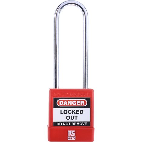 Consignation RS PRO 1 serrure Acier, anse de 5mm ( Prix pour 1 )