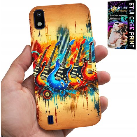 Coque pour Samsung A10 - guitare électrique, rock and roll, métal (1/5)