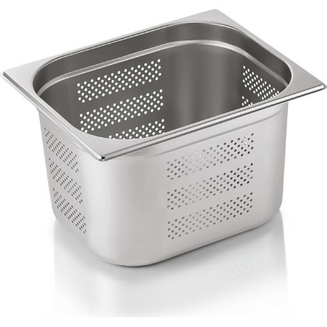 Bac inox perforé fond et côtés GN 1/2 H 200 mm 11,5 ltr GN CORE - Was Germany (1/2)