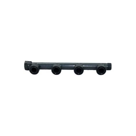 RACCORDI MANIFOLD PVC CON ORING 4 uscite con ghiera 1 RAIN