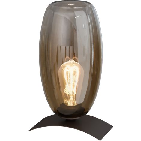 Lampe de table Olive Verre de 15 cm d’Ø - cacao - 4430-15-02-15 (1/2)