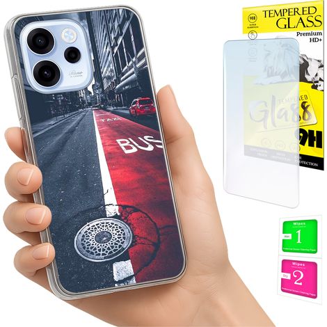 Funda para Oppo Reno 15F / 15F FS con cubierta para foto, tapa trasera y cristal 9H. (1/5)