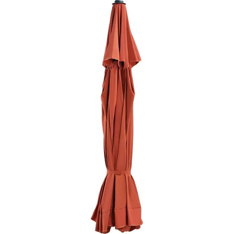 vidaXL Tela de repuesto para sombrilla terracota 515 cm (1/5)