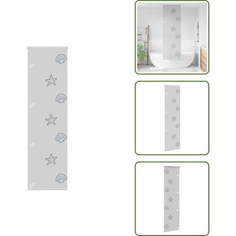 Duschrollo 70x240 cm Stoffbreite 66 cm - Duschrollo - Duschrollos - Duschvorhang - Dusche Rollo (1/5)