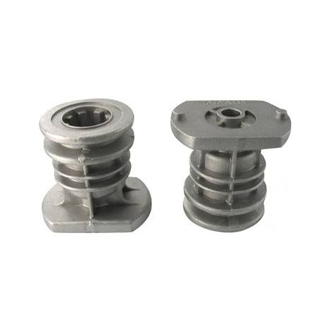 Support de lame tondeuse Castelgarden – Moyeu de lame H: 68mm, alésage 22,2mm, profondeur 43mm – Compatible avec modèles EP414TR, NG464TR, TD484