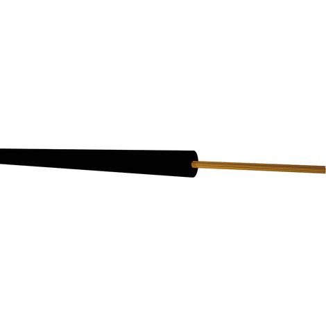 Rolle 100 m flexibles Kabel (1 x 2,5 mm), schwarz