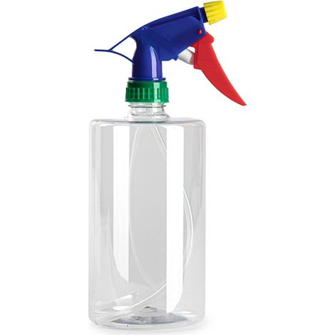 PLASTICFORTE pulverizador pet 750 ml , Botella PET 1 litro pistolaFabricada en plástico de alta calidadPlástico apto para uso alimenticioMedidas: 10 x 10 x 25 cm.