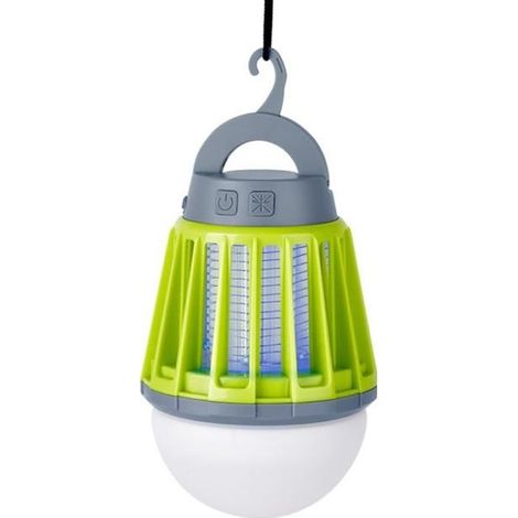UV Lampe Ampoule Anti Moustique USB Rechargeable 3 Mode d'éclairage Jardin Extérieur Camping Randonnée (1/4)