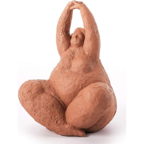 Femme Sculpture Statue Yoga Décor Cadeau Résine Figurine Arts 26cm