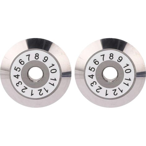 Lame de coupe à fibres (lot de 2) en carbure de tungstène, 12 faces, 20 mm, pour SKL-8A, FC-65 et SKL-60S (1/3)