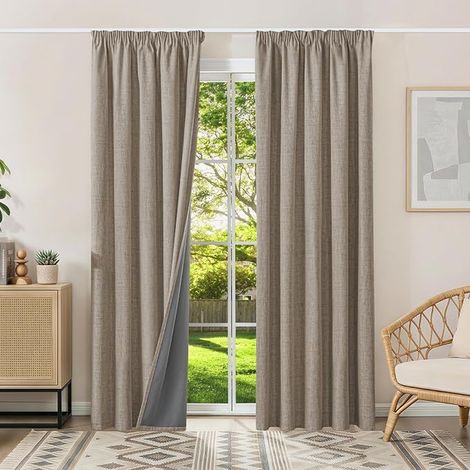 Blackout Curtains Thermal Insulation Anti Cold (1/3)