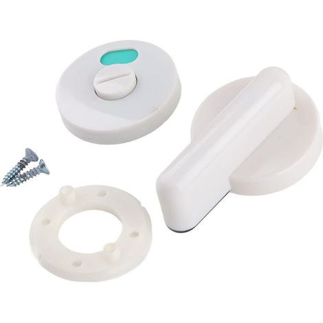 Verrou de porte salle bain en nylon indicateur occupé/libre durable (1/5)