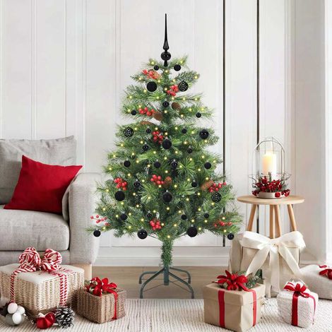 Árbol de Navidad artificial Verde 150 cm PVC y Metal