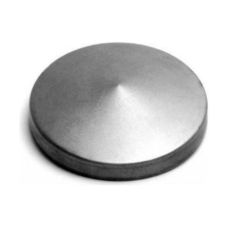 Sud Bois – Chapeau de poteau rond pyramide Ø120mm zingué à chaud – Fixation par vis – Protection contre intempéries – Pour rondins fraisés (1/2)
