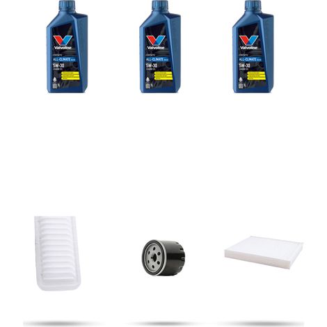 Kit tagliando 3 FILTRI e 3L OLIO compatibile con Suzuki Splash 1.0 48kw dal 2008 (1/5)
