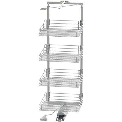 Vauth Sagel Schrankauszug TAL Gate  Apothekerschrank KB 600  Höhe 1450-1700 mm, silber