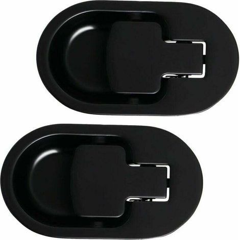 Levier de Fauteuil et Canapé Inclinable Relax, Manche en Métal D'aluminium Solide Noir sans Cable (2 Pièces),dolaso (1/5)