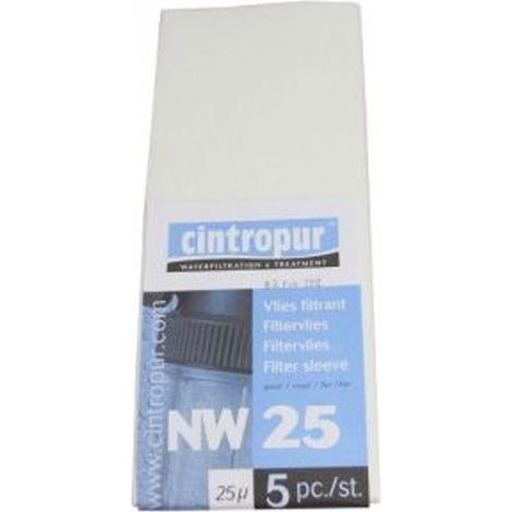 Tamis anti sédiment 25 microns sachet de 5 – Filtration polyester pour eau potable – Compatible Cintropur NW25