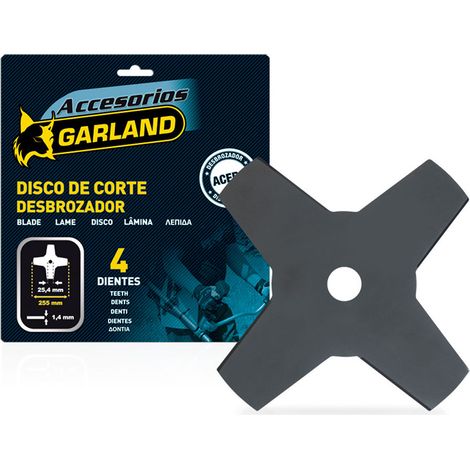 S.of. Lame 4d pour débroussailleuse 255x25,4x1,4mm 7100255144 garland (1/2)
