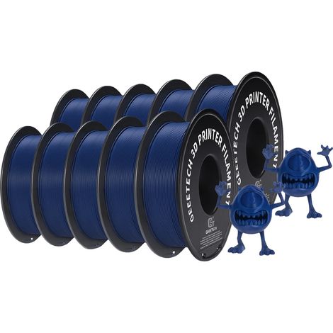 Filamento PLA opaco da 10 kg, diametro 1,75 mm, confezionato sottovuoto, disponibile in diverse colorazioni. (1/2)